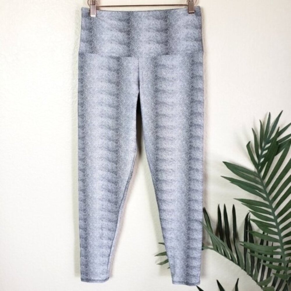 Onzie Snakeskin Python Print High Waisted Yoga Pa… - image 1